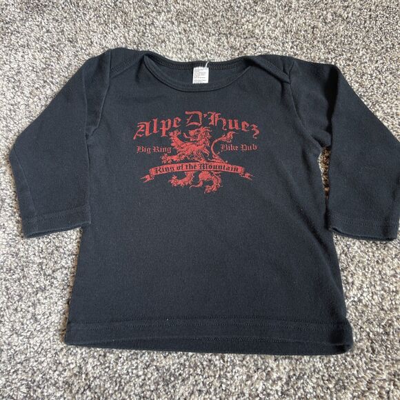 Twin Six Other - Twin Six Baby Shirt Alpe D’huez King Of The Mountain Size 12-18 Months Cycling